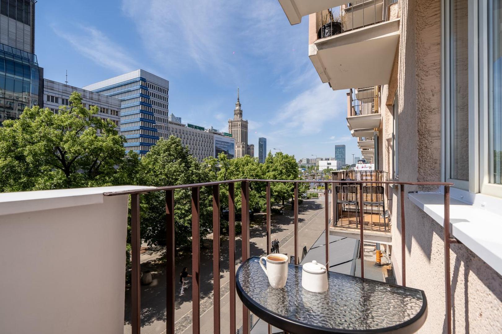 Warsaw Centrum Apartment - Workspace, Balcony - By Rentujemy Exteriör bild
